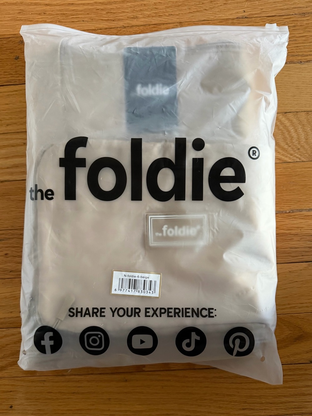 the foldie Beige Foldable Bag